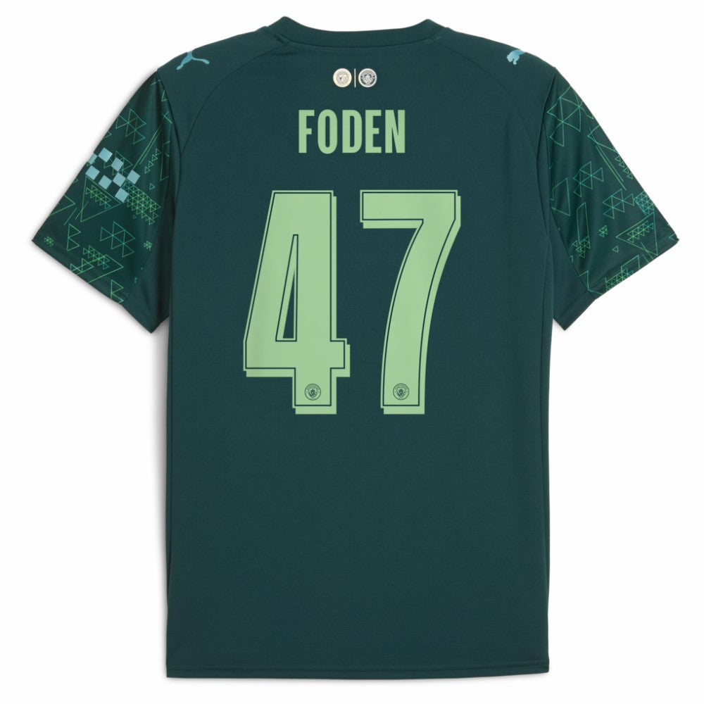 Phil Foden Manchester City x EA SPORTS FC 2025/26 Fourth Jersey for sale - Green