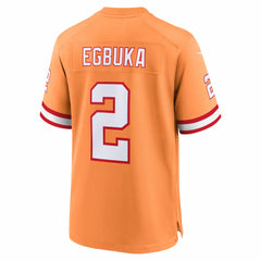 Tampa Bay Buccaneers Emeka Egbuka Alternate 2 50th Season Game Jersey | NFL Discount