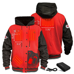 Kansas City Chiefs ActionHeat 5V Battery Heated Full-Snap Varsity Jacket | NFL Near me