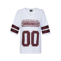 Washington Commanders Cuce Women's Rhinestone V-Neck Tunic | NFL Discount
