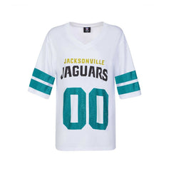 Jacksonville Jaguars Cuce Women's Rhinestone V-Neck Tunic | NFL Outlet