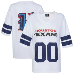 Houston Texans Cuce Women's Rhinestone V-Neck Tunic | NFL Online
