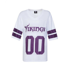 Minnesota Vikings Cuce Women's Rhinestone V-Neck Tunic | NFL Hot