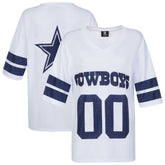 Dallas Cowboys Cuce Women's Rhinestone V-Neck Tunic | NFL Outlet