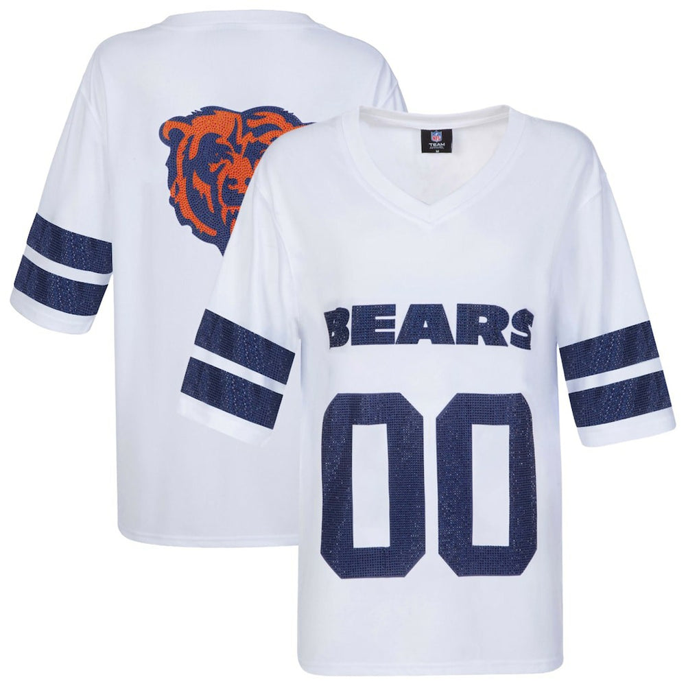 Chicago Bears Cuce Women's Rhinestone V-Neck Tunic | NFL Online