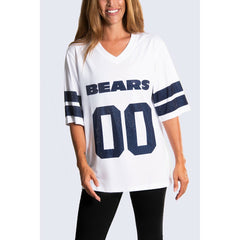 Chicago Bears Cuce Women's Rhinestone V-Neck Tunic | NFL Online