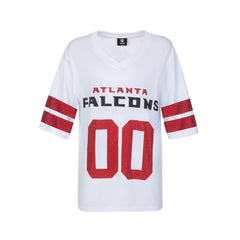 Atlanta Falcons Cuce Women's Rhinestone V-Neck Tunic | NFL On sale