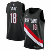 Black Yang Hansen Portland Trail Blazers Unisex Swingman Jersey | NBA
