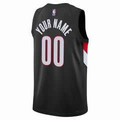 Black Portland Trail Blazers Unisex Swingman Custom Jersey | NBA