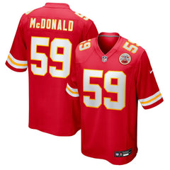 Kansas City Chiefs Cooper McDonald Team Game Jersey | NFL Outlet