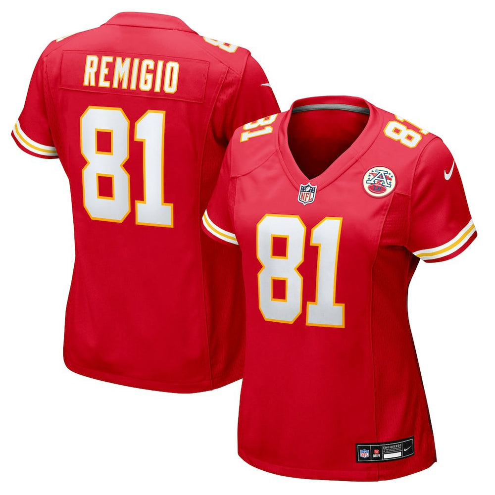 Kansas City Chiefs Nikko Remigio Women's Team Game Jersey | NFL Discount