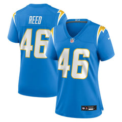 Los Angeles Chargers Nikko Reed Women's Team Game Jersey | NFL Discount