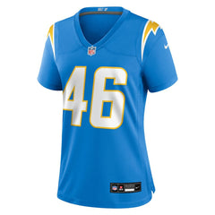 Los Angeles Chargers Nikko Reed Women's Team Game Jersey | NFL Discount