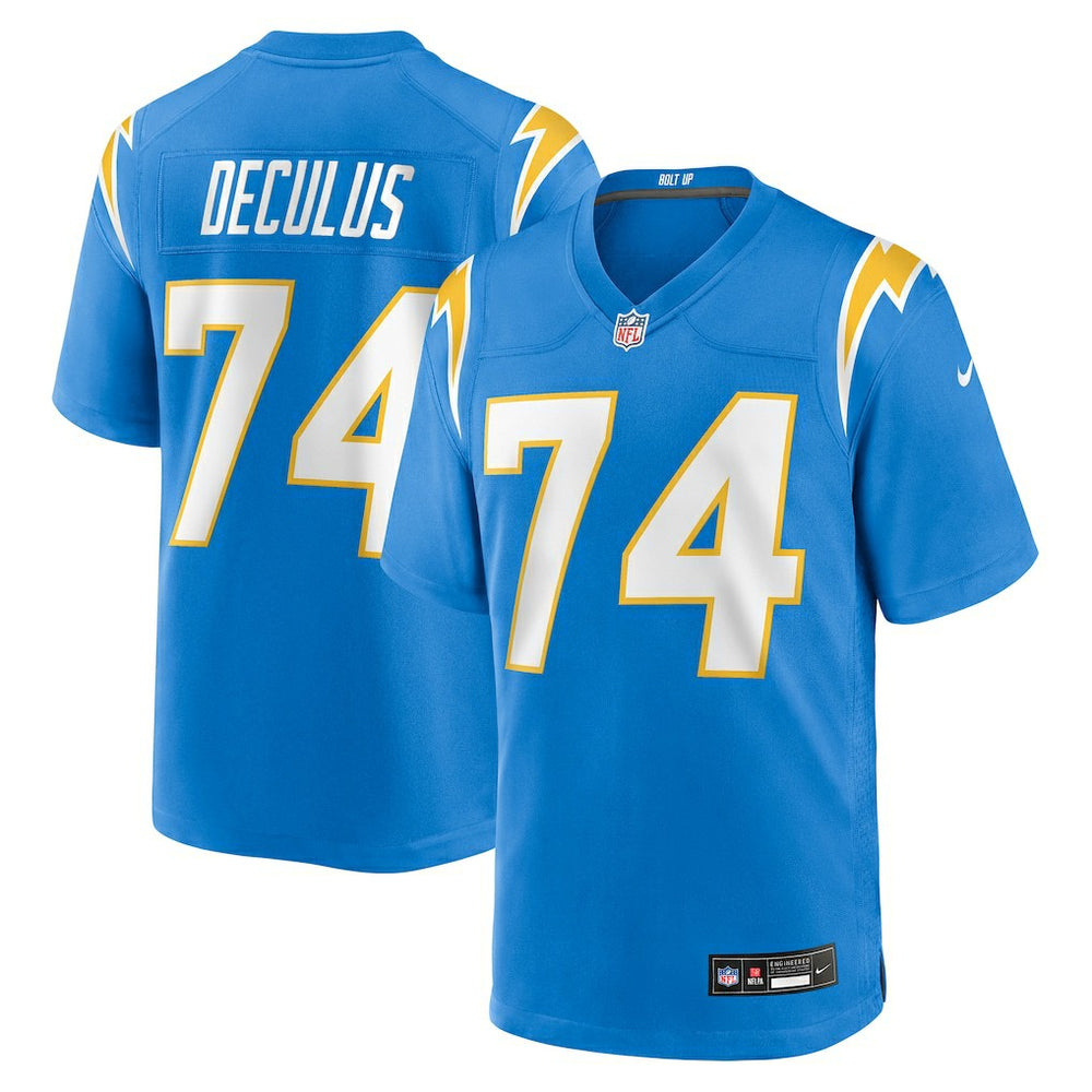 Los Angeles Chargers Austin Deculus Team Game Jersey | NFL Discount