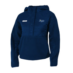Tampa Bay Rays Columbia Women's Cloud Point Hooded Fleece Half-Snap Pullover Jacket - MLB Jackets
