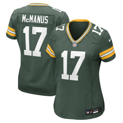 Green Bay Packers Brandon McManus Women's Team Game Jersey | NFL Sale