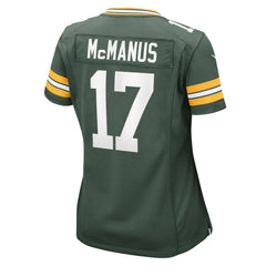 Green Bay Packers Brandon McManus Women's Team Game Jersey | NFL Sale