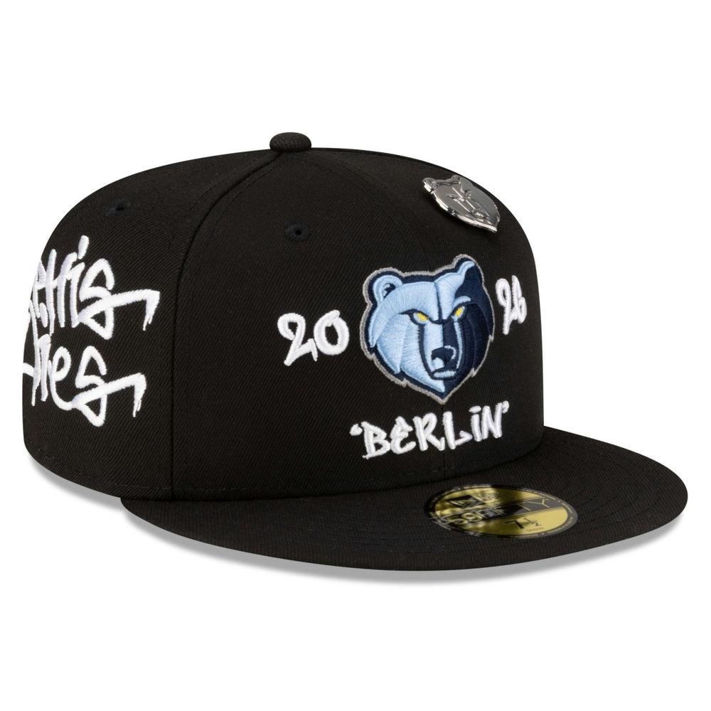 Black Memphis Grizzlies 2026 NBA Global Games Berlin 59FIFTY Fitted Hat | NBA