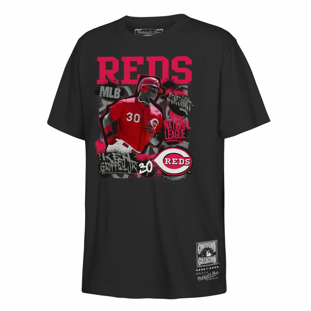 Ken Griffey Jr. Cincinnati Reds Mitchell & Ness Youth Cooperstown Star Moment T-Shirt - MLB T-shirts