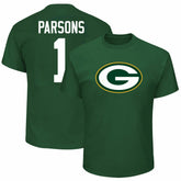 Green Bay Packers Micah Parsons Big & Tall Player Name & Number T-Shirt | NFL Near me