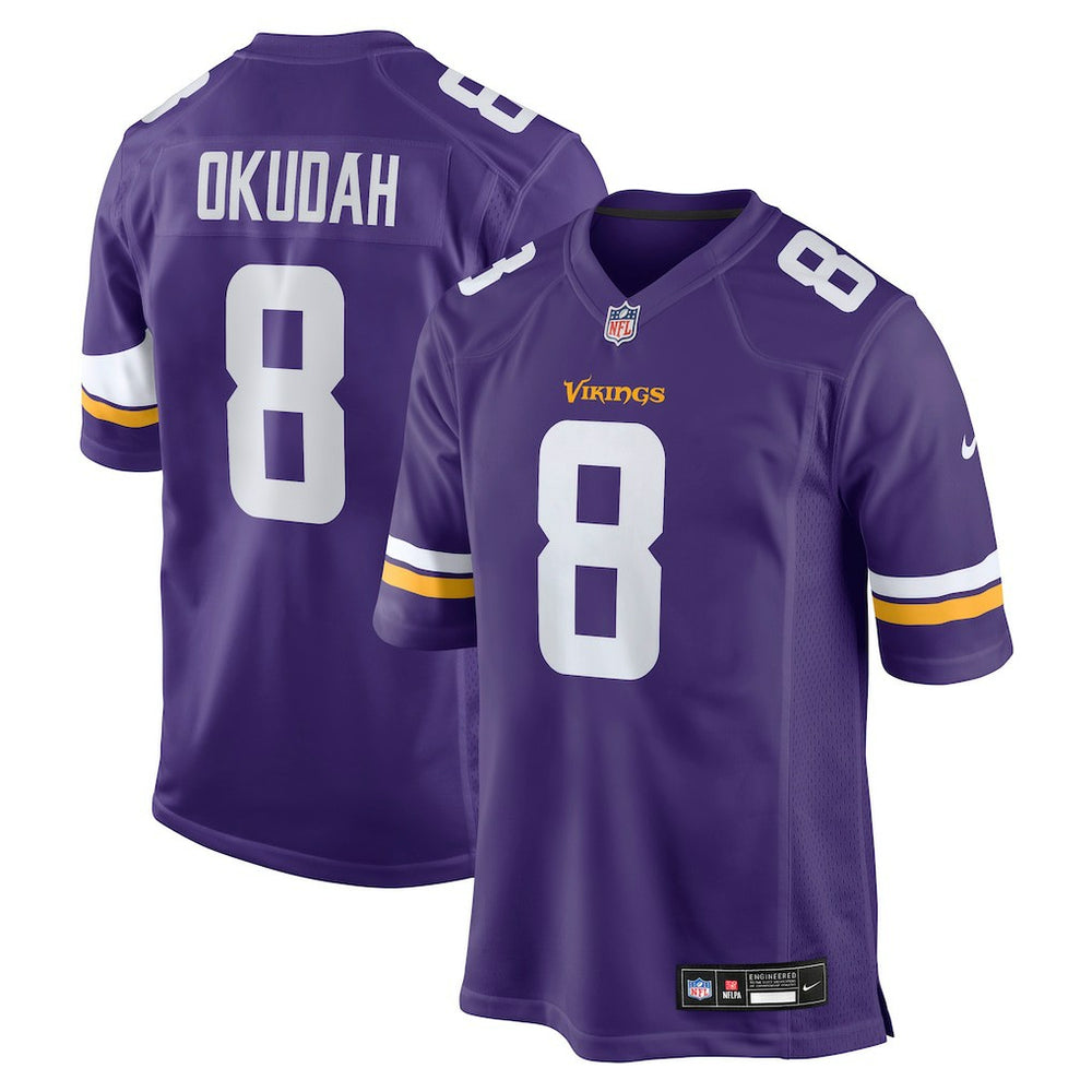 Minnesota Vikings Jeff Okudah Team Game Jersey | NFL Hot