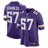 Minnesota Vikings Chaz Chambliss Team Game Jersey | NFL Sale