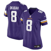 Minnesota Vikings Jeff Okudah Women's Team Game Jersey | NFL On sale