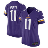 Minnesota Vikings Carson Wentz Women's Team Game Jersey | NFL Outlet