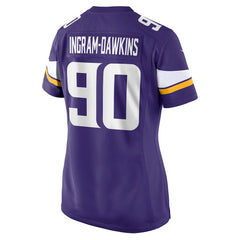 Minnesota Vikings Tyrion Ingram-Dawkins Women's Team Game Jersey | NFL US