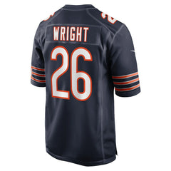 Chicago Bears Nahshon Wright Team Game Jersey | NFL Near me