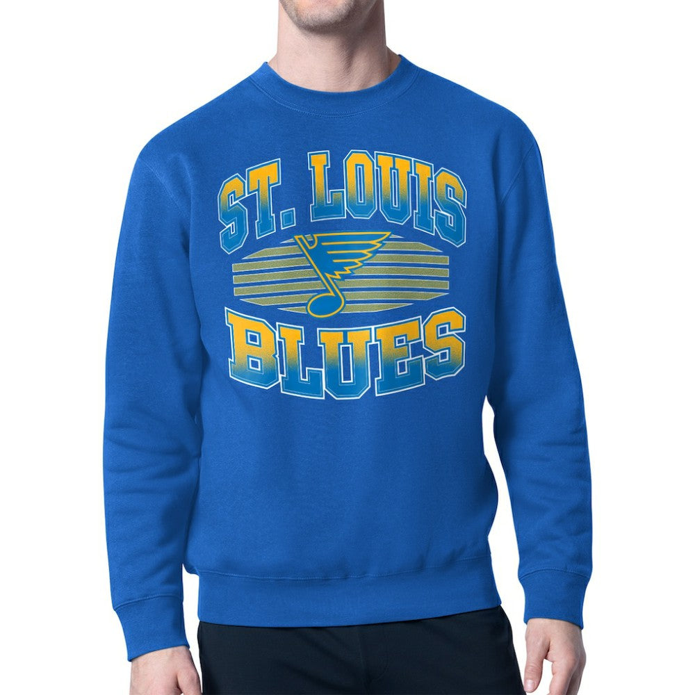 St. Louis Blues Starter Team Grit Graphic Fleece Pullover Sweatshirt - NHL Sweatshirts