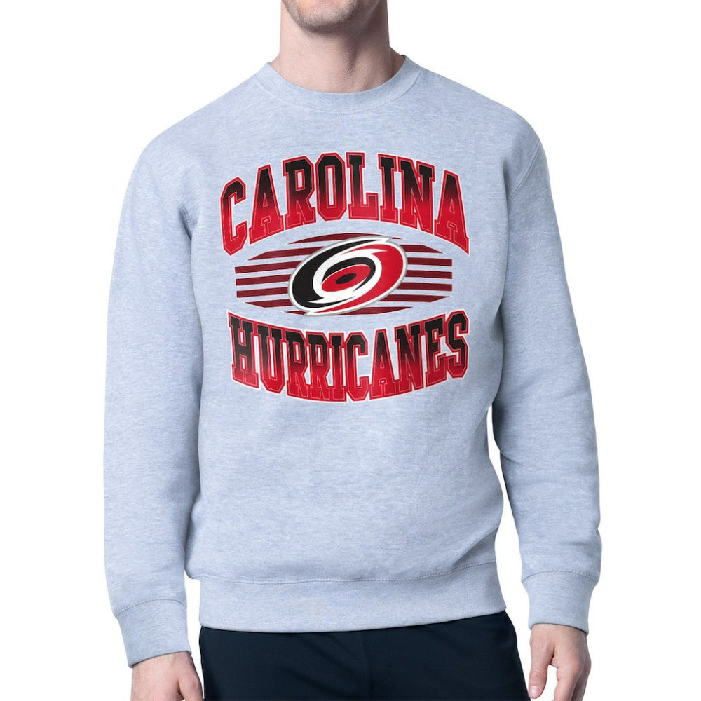 Carolina Hurricanes Starter Team Grit Graphic Fleece Pullover Sweatshirt - NHL Sweatshirts