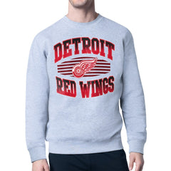 Detroit Red Wings Starter Team Grit Graphic Fleece Pullover Sweatshirt - NHL Sweatshirts