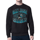 San Jose Sharks Starter Team Grit Graphic Fleece Pullover Sweatshirt - NHL Sweatshirts