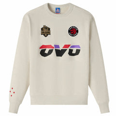 Natural Toronto Raptors OVO x NBA Fleece Sweatshirt | NBA