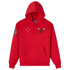 Red Chicago Bulls OVO x NBA Fleece Hoodie sale | NBA