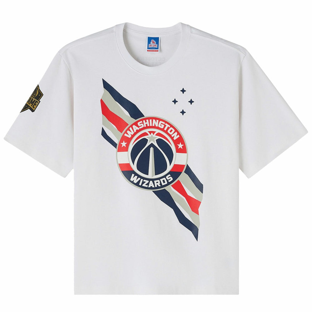 White Washington Wizards OVO x NBA Heavyweight T-Shirt | NBA