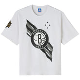 White Brooklyn Nets OVO x NBA Heavyweight T-Shirt | NBA