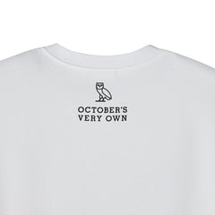 White Brooklyn Nets OVO x NBA Heavyweight T-Shirt | NBA