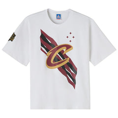 White Cleveland Cavaliers OVO x NBA Heavyweight T-Shirt sale | NBA