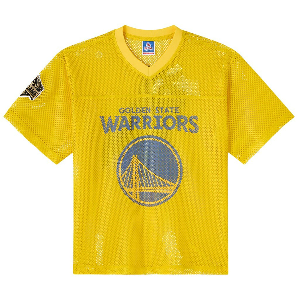 Gold Golden State Warriors OVO x NBA Mesh Football Fashion Jersey sale | NBA