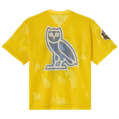 Gold Golden State Warriors OVO x NBA Mesh Football Fashion Jersey sale | NBA