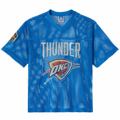 Blue Oklahoma City Thunder OVO x NBA Mesh Football Fashion Jersey | NBA