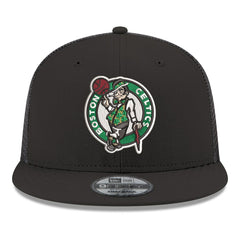 Black Boston Celtics Core Logo Meshback 9FIFTY Snapback Hat | NBA