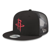 Black Houston Rockets Core Logo Meshback 9FIFTY Snapback Hat sale | NBA