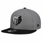 Gray Memphis Grizzlies Core Logo Storm Gray Two-Tone 9FIFTY Snapback Hat | NBA