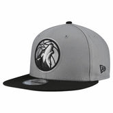 Gray Minnesota Timberwolves Core Logo Storm Gray Two-Tone 9FIFTY Snapback Hat | NBA