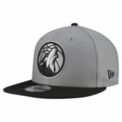 Gray Minnesota Timberwolves Core Logo Storm Gray Two-Tone 9FIFTY Snapback Hat | NBA