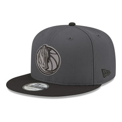 Gray/Black Dallas Mavericks Logo 2-Tone 9FIFTY Snapback Hat sale | NBA