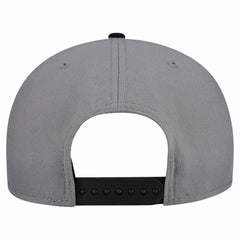 Gray Atlanta Hawks Core Logo Storm Gray Two-Tone 9FIFTY Snapback Hat | NBA